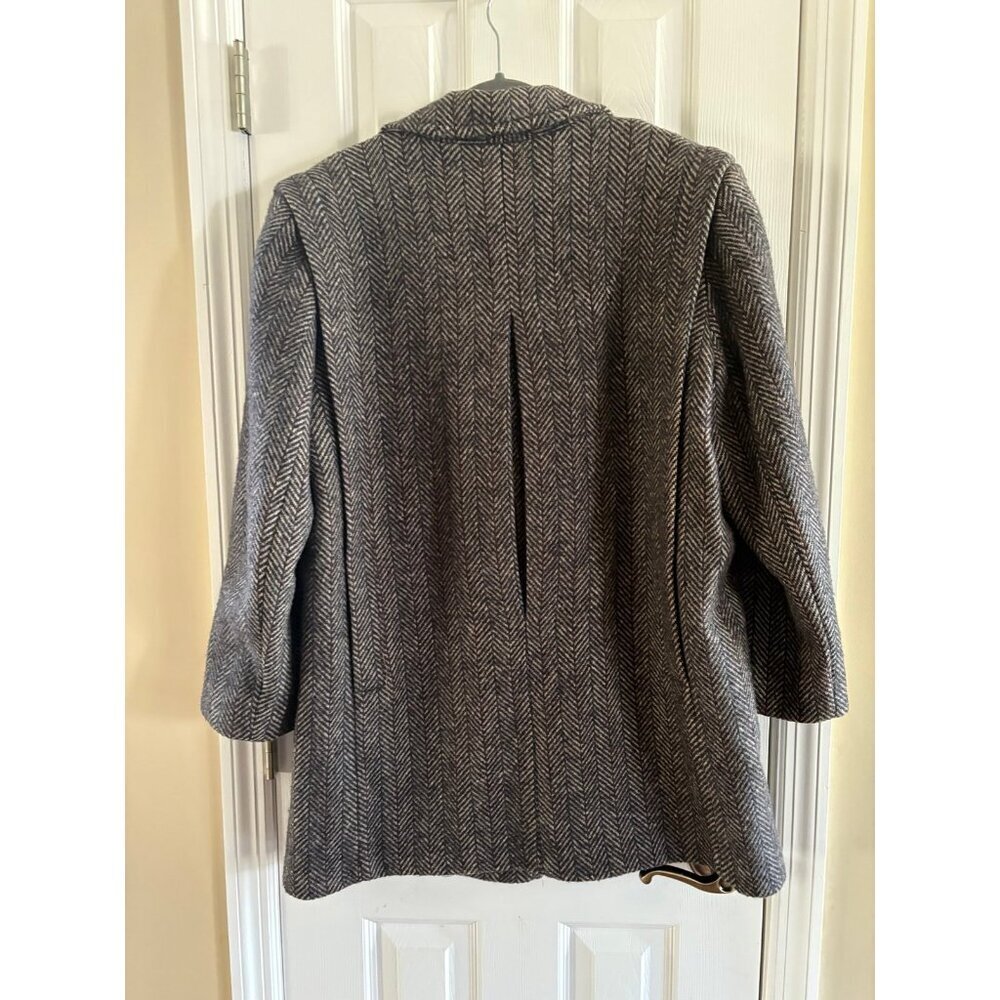 Vintage Blazer Noble Fashions Wool Herringbone - Picture 3 of 3